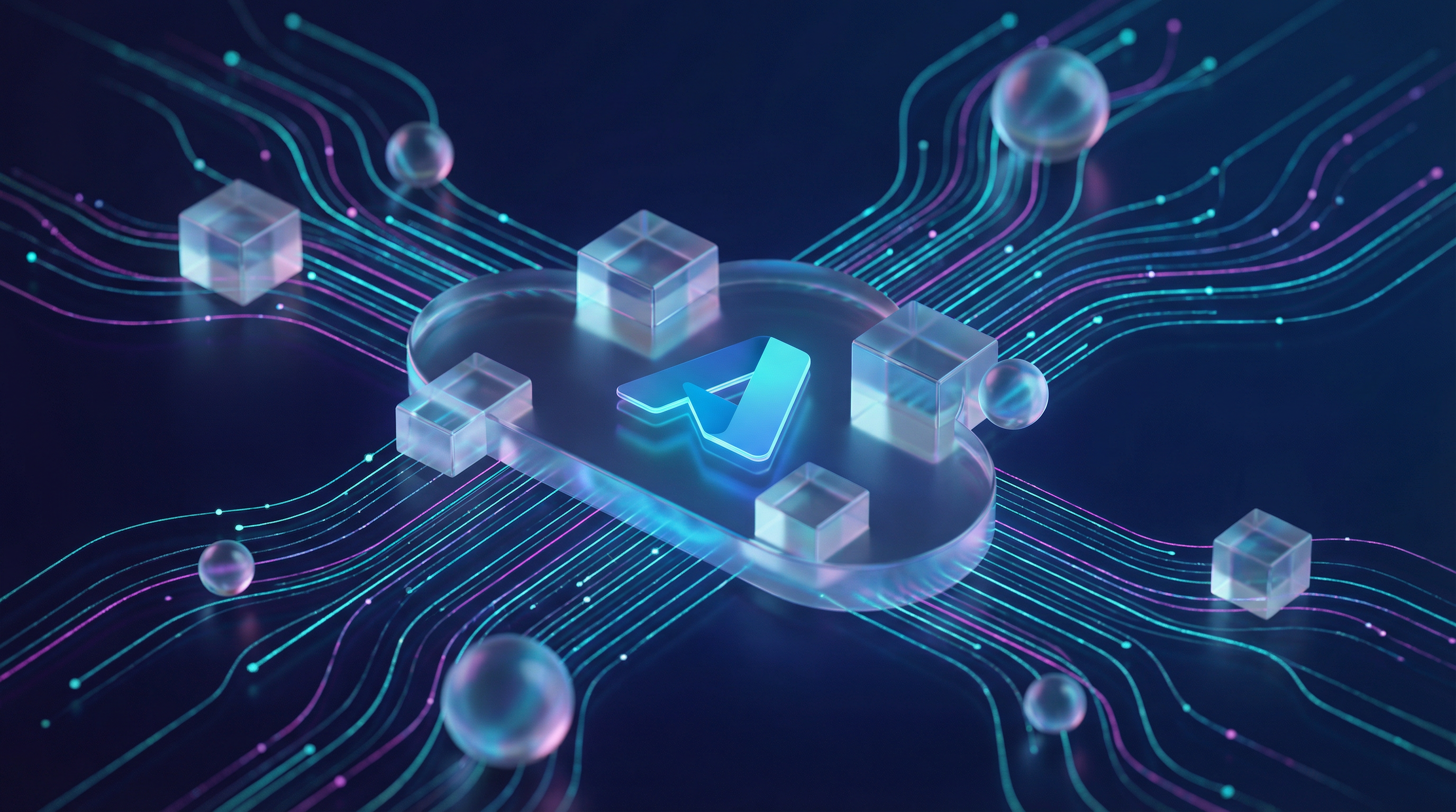 Abstract Azure Technology Background